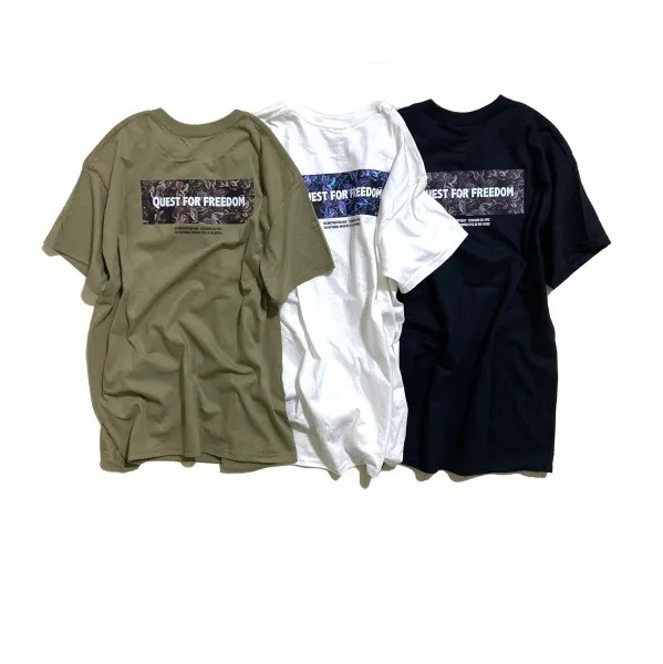 COTTON T-SHIRT ��QUEST FOR FREEDOM�� ��CALDEIRA(�����ǥ�)15CR705