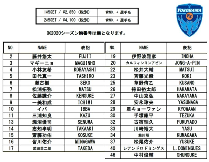 横浜FC 2020年オーセンティックユニ2XL新品未使用サッカー