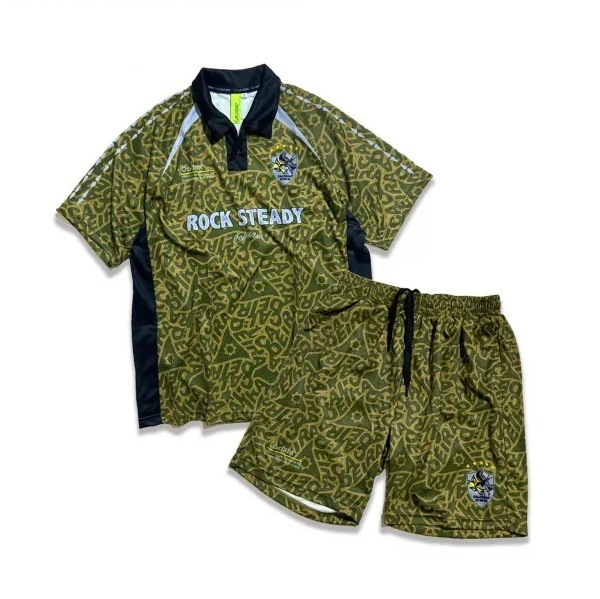 JAMAICAN GRAFFITI GAME POLO SHIRT ROCK STEADYɡCALDEIRA(ǥ)15CR715