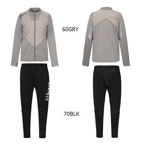 グリット起毛TRジャケットパンツセット・ATHLETA(アスレタ）04175