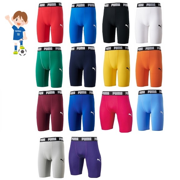 スパッツ コンプレッションジュニアショートタイツ（スパッツ）・PUMA(プーマ