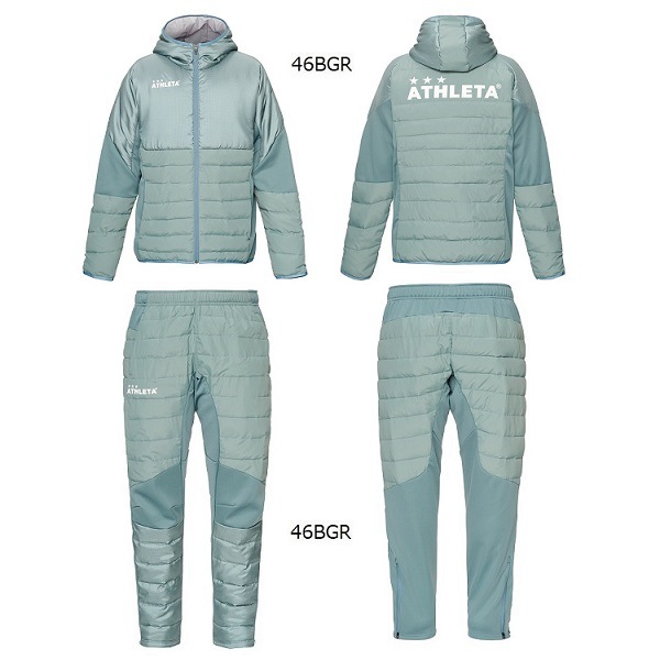 中綿ウォームジャケットパンツ上下セット・ATHLETA(アスレタ）04165