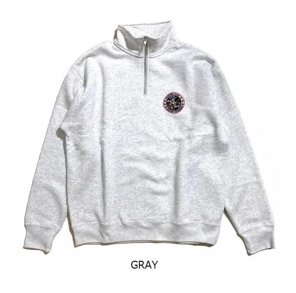 HALF ZIP LOOSE-FIT SWEAT ��OVERLAP�� ��CALDEIRA(�����ǥ�)15CR725