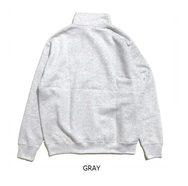 HALF ZIP LOOSE-FIT SWEAT ��OVERLAP�� ��CALDEIRA(�����ǥ�)15CR725