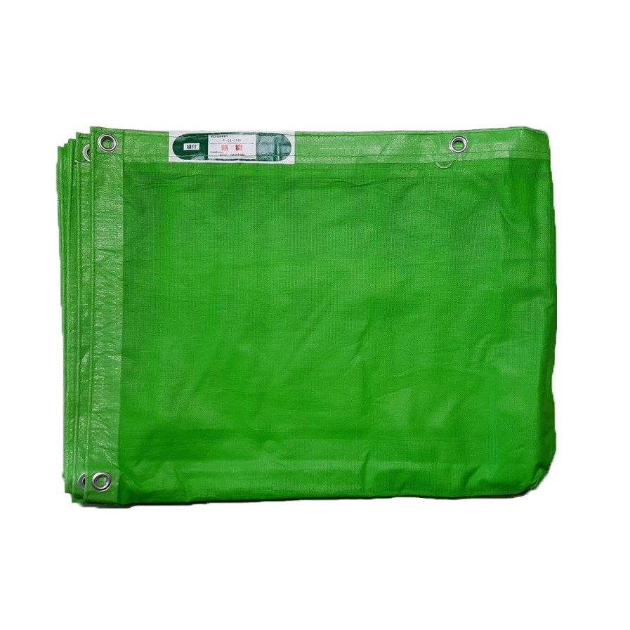 飛散防止メッシュシート 1.8×3.6 10枚入り グリーン ネットシート 送料無料 防炎メッシュ グリーンネット グリーンメッシュシート