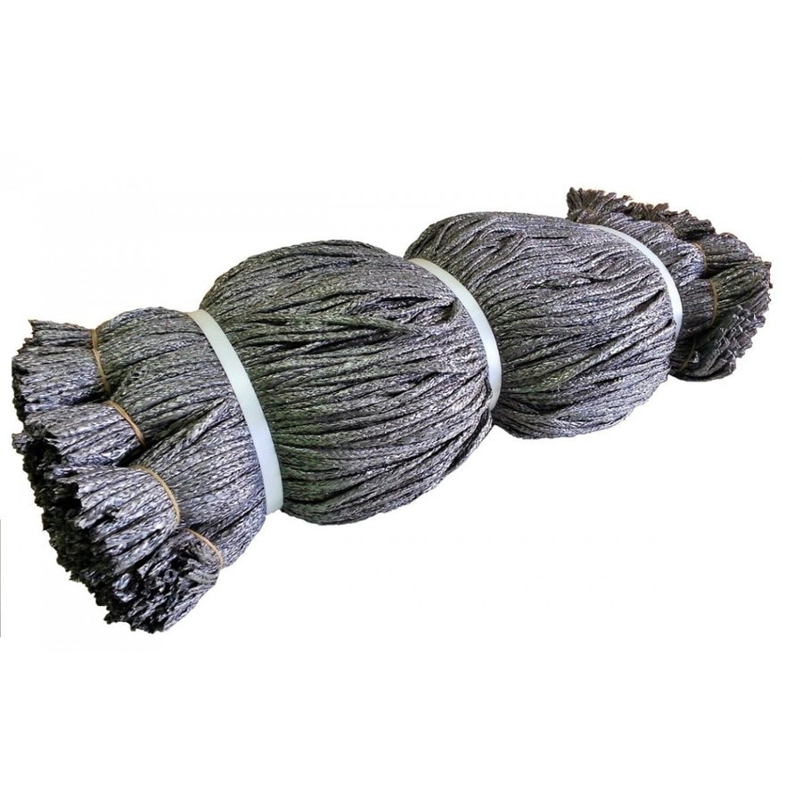 シートひも 60cm 1000本 グレー シートロープ 足場シート用組紐 送料無料