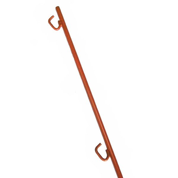 ロープスティック 1500 10本セット 送料無料 ロープガイド 2段フック 鉄杭 法人様送料無料 個人様別途送料