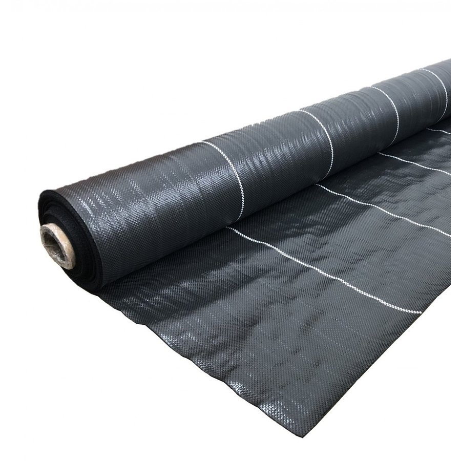 高質防草シート 黒 2ｍ×50ｍ 抗菌剤入り（耐用年数4～6年）厚さ0.4ｍｍ 法人様送料無料 個人様別途送料