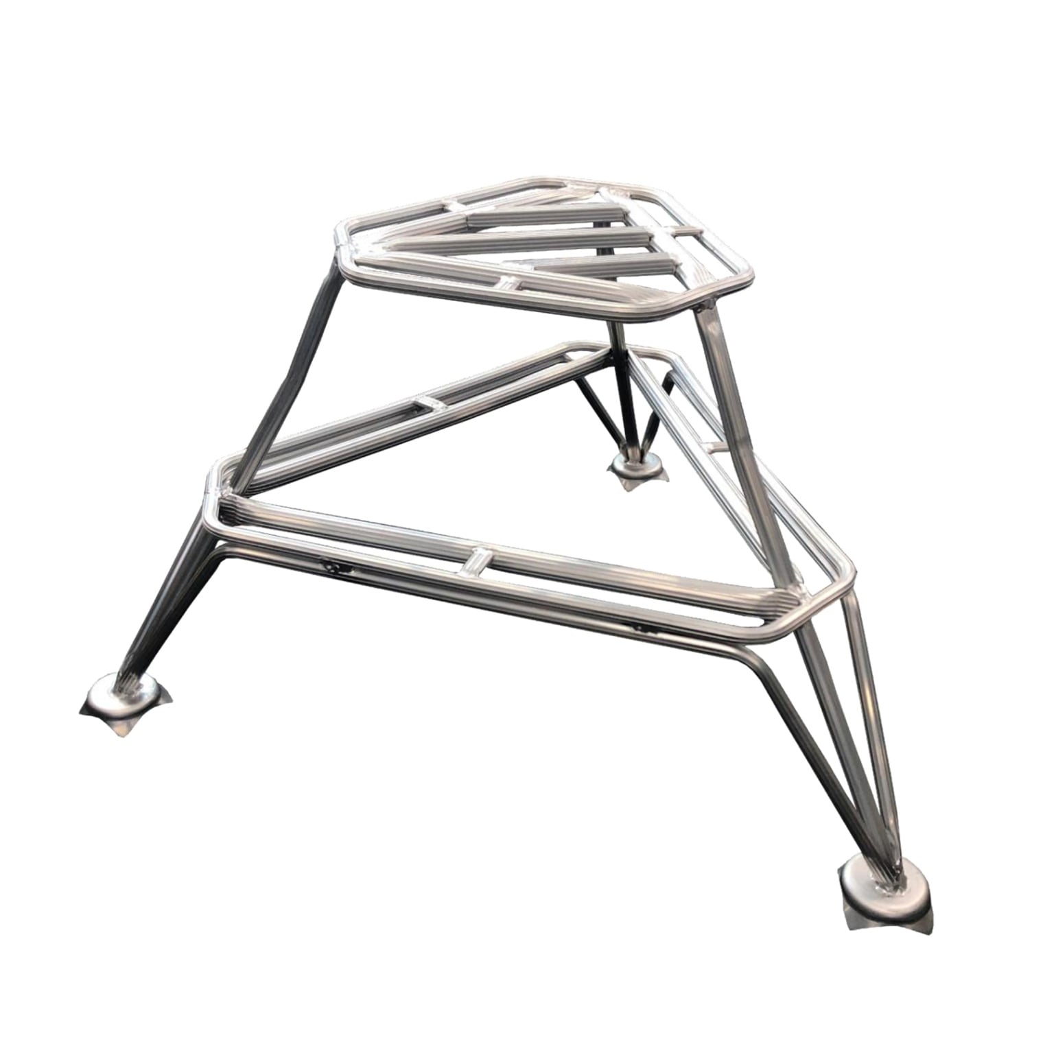 果樹用アルミ踏み台 2段ワイド 高さ52cm 法人様限定 作業台 収穫台