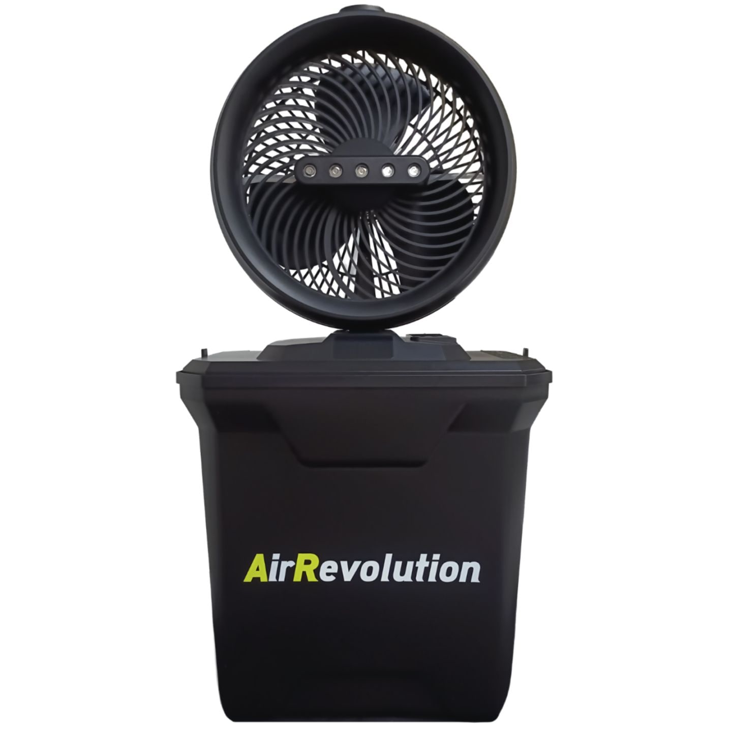 エアレボリューション ミストファン 扇風機 充電式 リモコン付き タイマー機能 首振り AirRevolution コードレス アウトドア キャンプ 熱中症対策