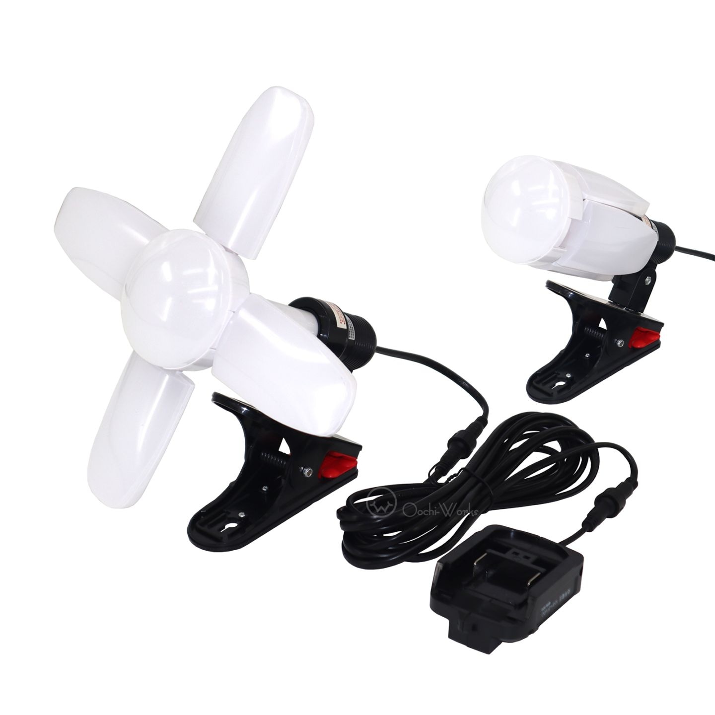 バッテリーパック式 スーパールミネX BPM LED電球付きクリップランプ SLX-3000BPM マキタバッテリー対応 屋内用 作業灯 WING ACE ウィングエース