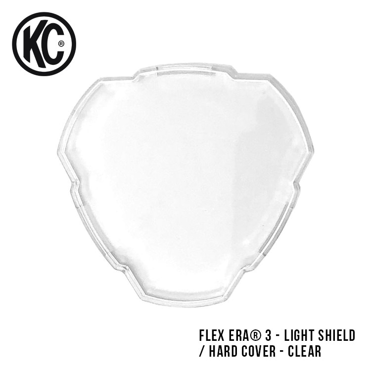 KC HiLiTES FLEX ERA 3 - Light Shield / Hard Cover - Clear ライトシールド ハードカバー クリア 1個