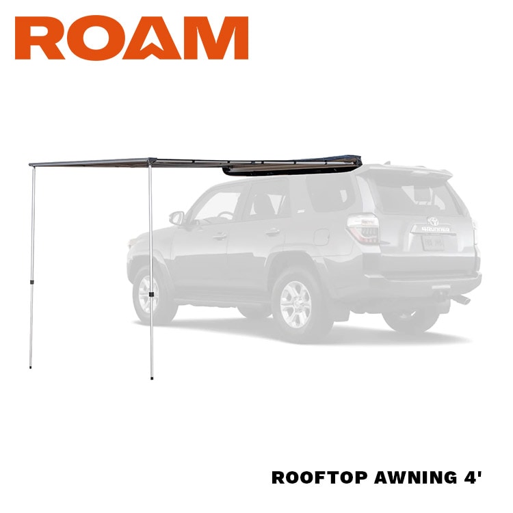 ROAM ADVENTURE CO. ROOFTOP AWNING 4' SLATE ルーフトップ オーニング 4フィート 幅 約1.2ｍ スレート ローム アドベンチャー