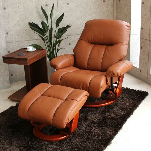 リクライニングチェア ソファ ブラウン 493-220 リクライニングチェア ソファ ブラウン 493-220 リクライニングチェア