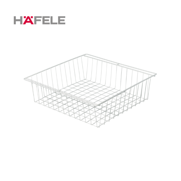 HAFELE ハーフェレ | ワイヤーバスケット, ガイドエッジ付, バスケット高さ: 120mm