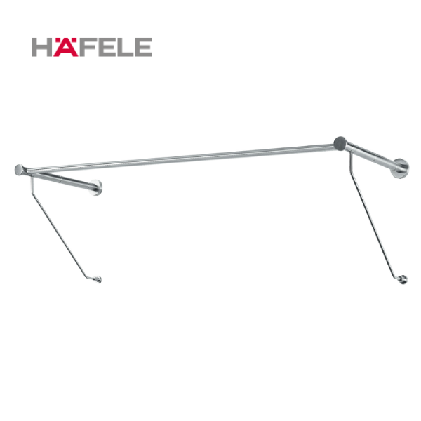 HAFELE ハーフェレ | ワードローブラック, ステンレス, 壁取付