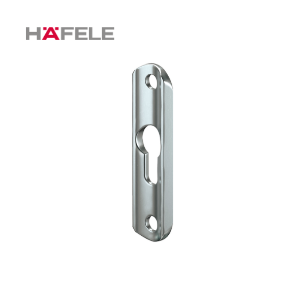 HAFELE ハーフェレ | 丸ヘッドプレート, スロット1個付