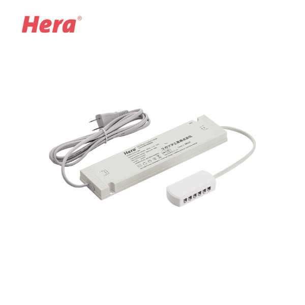 Hera | 分岐ボックス一体型ACアダプター 57.5W 薄型タイプ