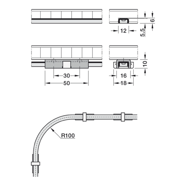 ドイツ ハーフェレ HAFELE L型 フラット LEDライト 照明器具 DIY ドイツ ハーフェレ HAFELE L型 フラット LEDライト 照明器具 DIY