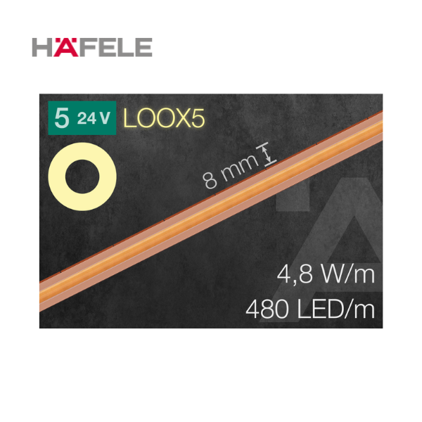 ハーフェレ　テープライト　22本 HAFELE ハーフェレ | LED テープライト COB ハーフェレ Loox5 LED3103