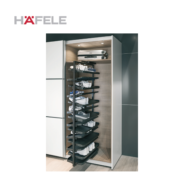 HAFELE ハーフェレ | 回転スライドシューズラック（最大靴50足用