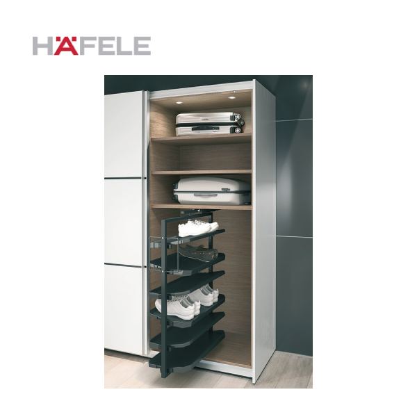 HAFELE ハーフェレ | 回転スライドシューズラック（最大靴20足用