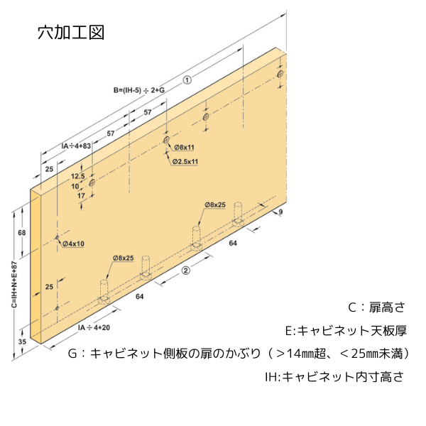 HAFELE ハーフェレ | Finetta フラットフロント L 70 F FB
