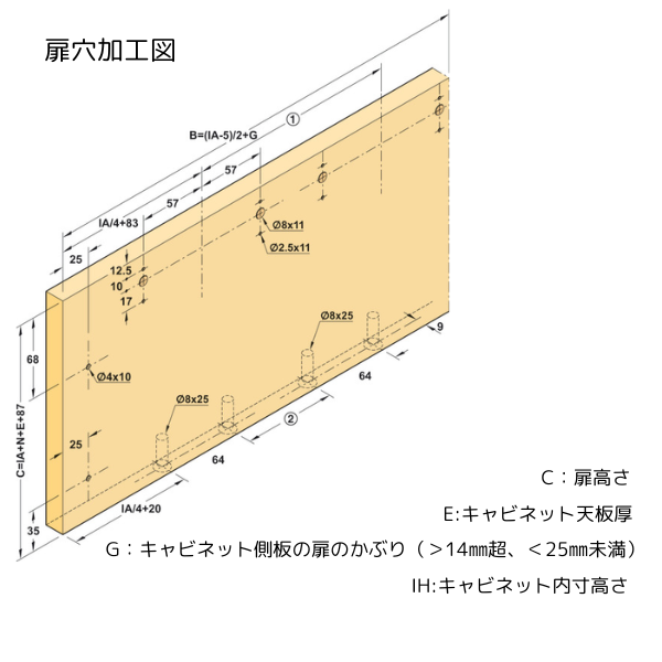 HAFELE ハーフェレ | Finetta フラットフロント L 70 F FB
