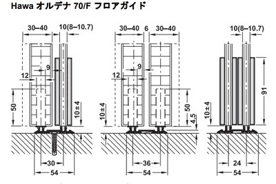 HAFELE ハーフェレ | Hawa オルデナ 70/F と 70/P （セット）