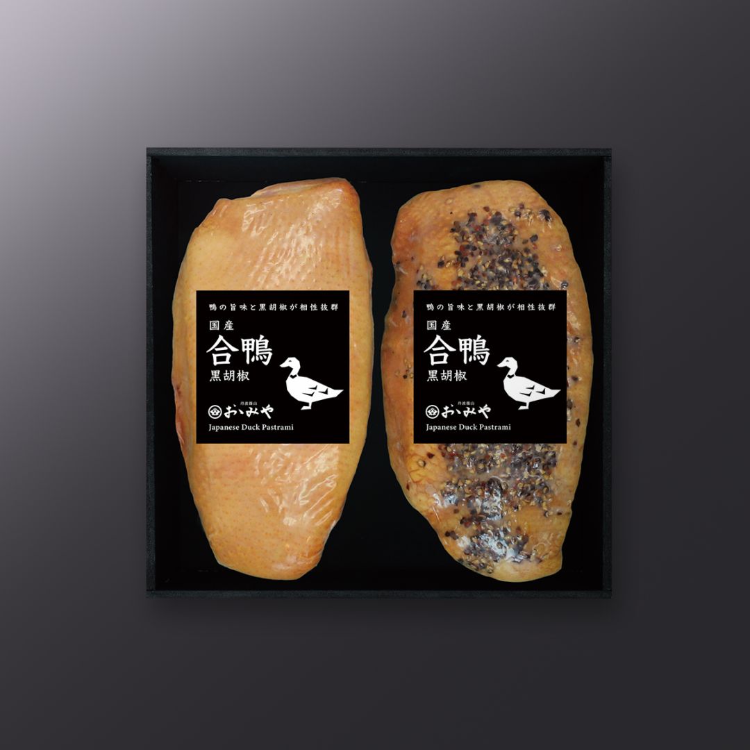 合鴨燻製・黒胡椒セット