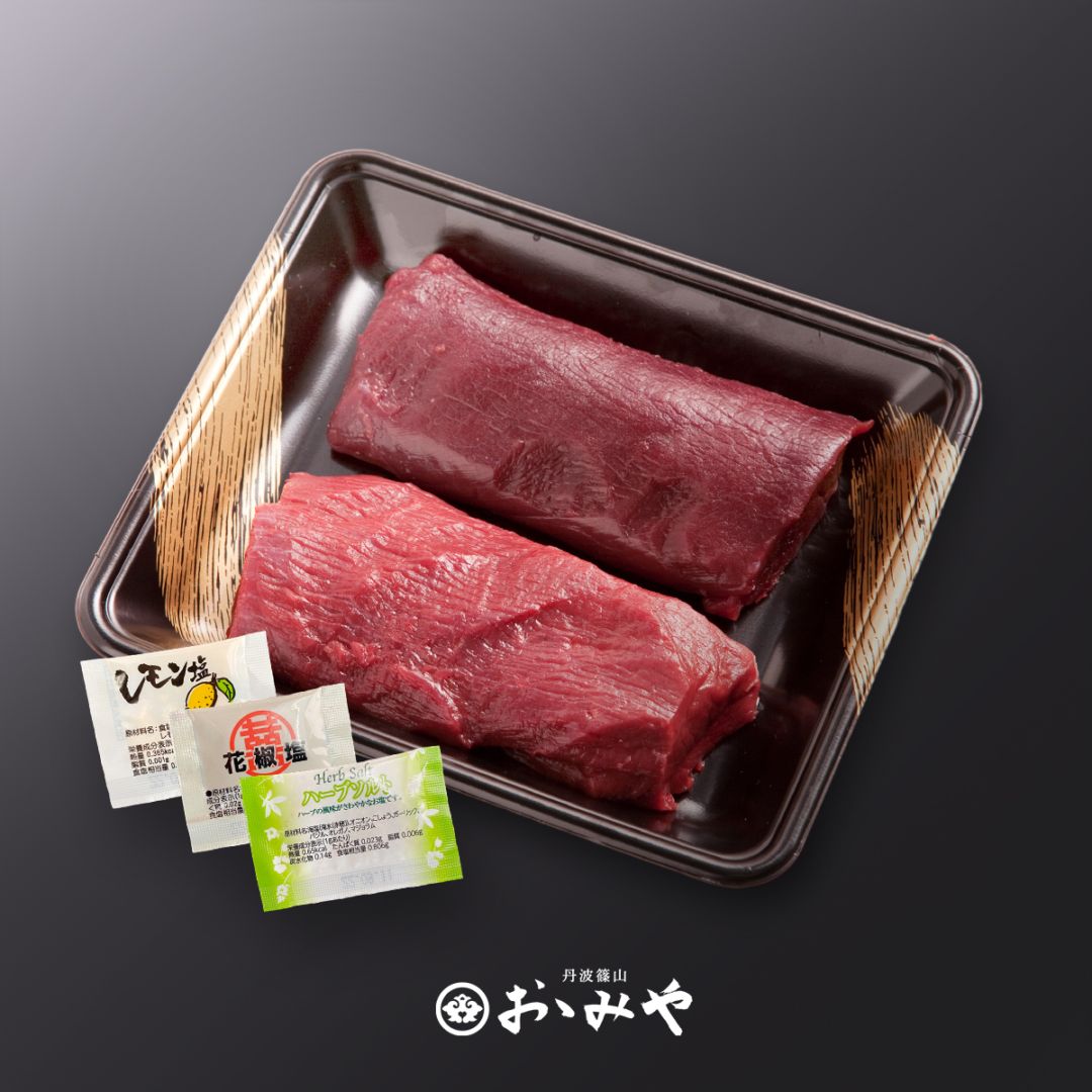 国産天然鹿肉ロースブロックセット　(日本鹿)