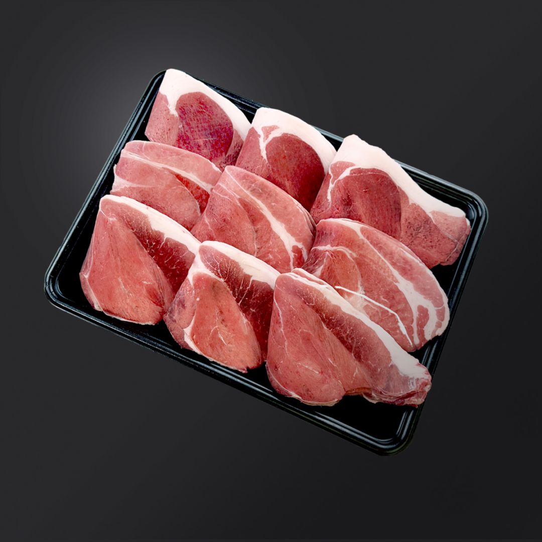 国産天然 猪肉スライス-併せ盛り