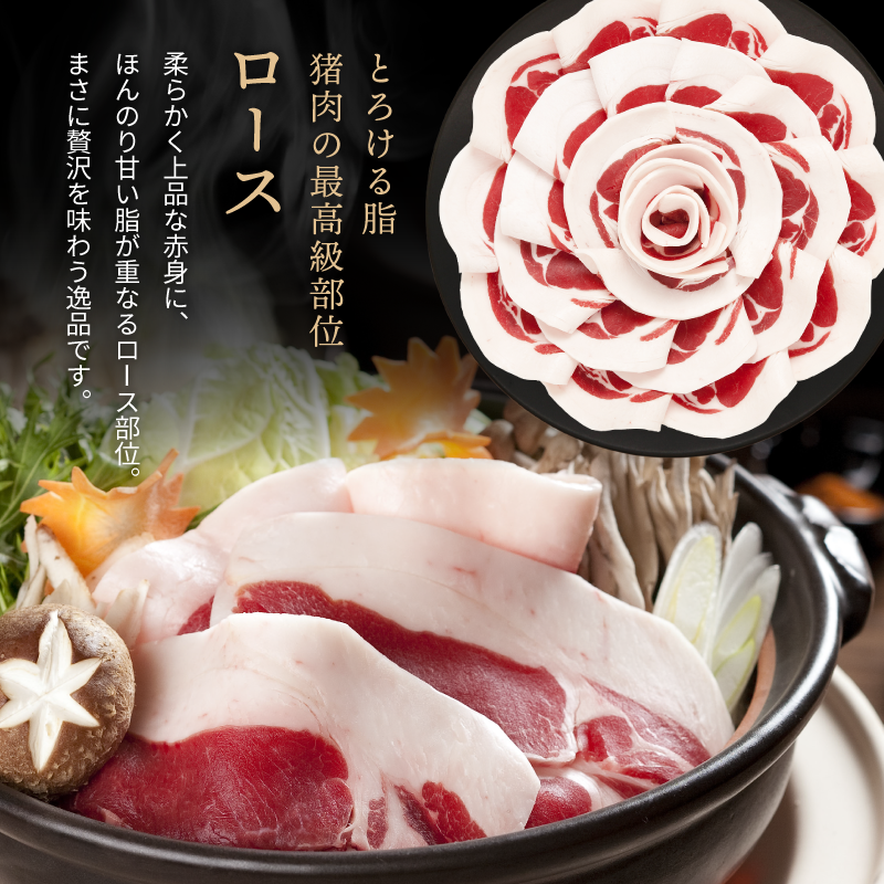 国産天然猪肉 ぼたん鍋ロース花盛りセット