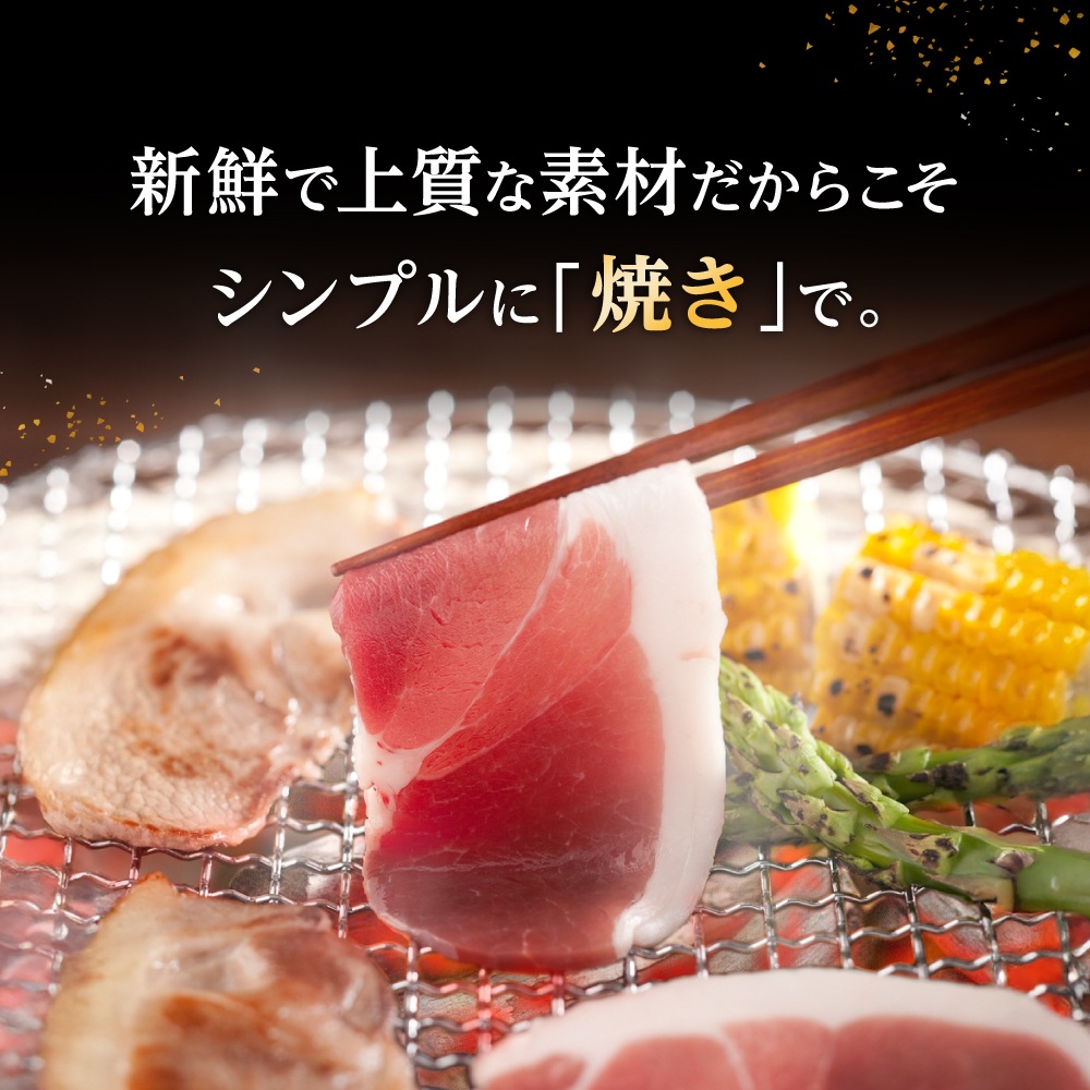 国産天然 猪肉 焼肉三種盛りセット（猪ヘレ 選択可）