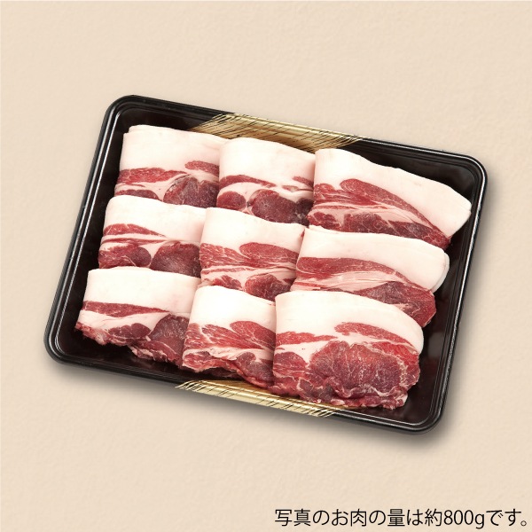 国産天然猪肉　ロース生切り