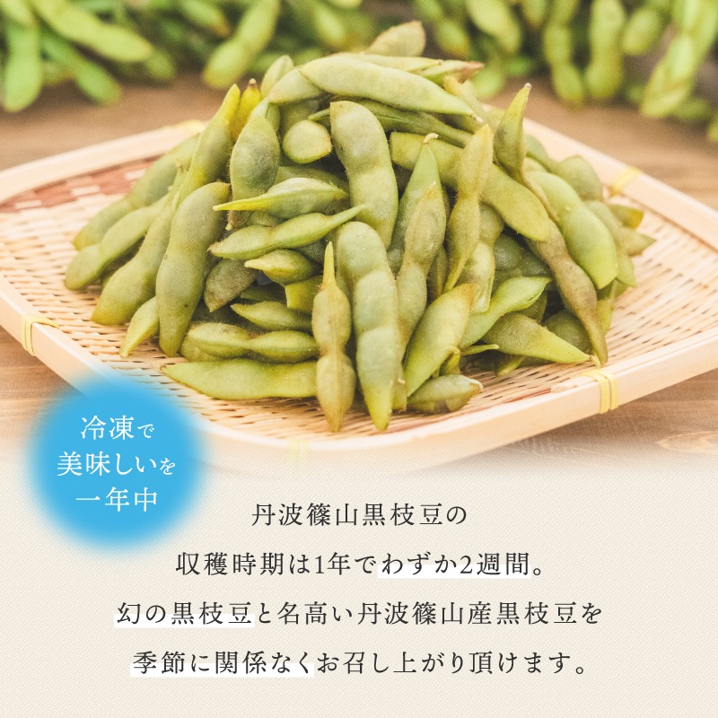 【令和7年収穫】丹波篠山産 黒枝豆 1kg（500g×2）（冷凍）