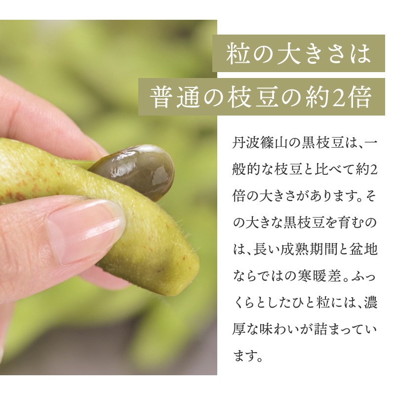 【令和7年収穫】丹波篠山産 黒枝豆 1kg（500g×2）（冷凍）