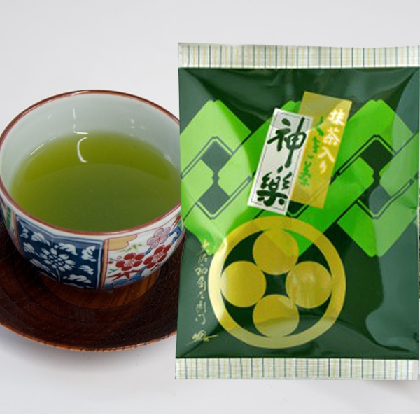抹茶入りくき茶 神楽 （中） 200g | 茶,くき茶 | 老舗大佐和 webshop