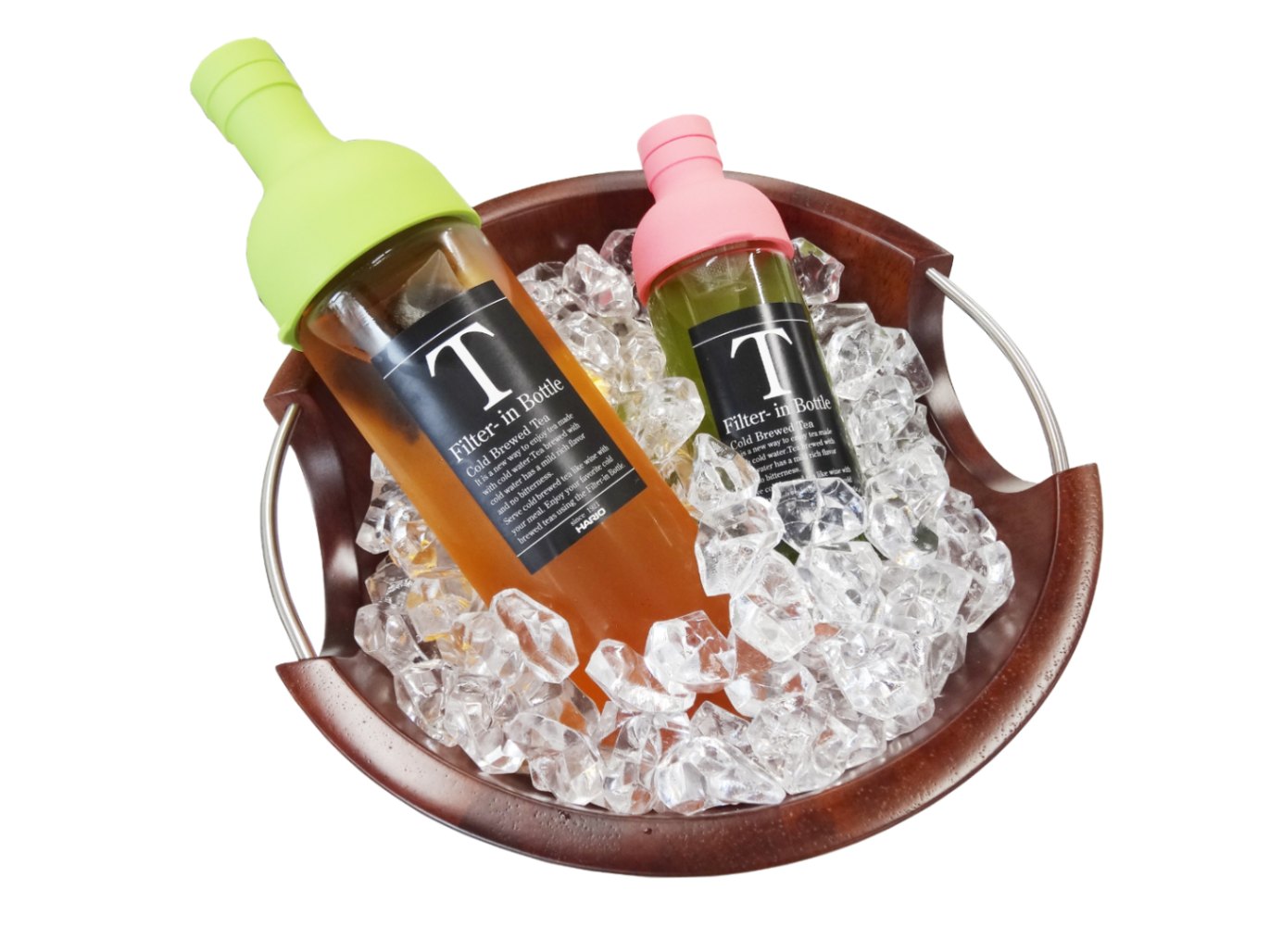 フィルターインボトル・ライムグリーン【水出し茶】750ml スプーン付き