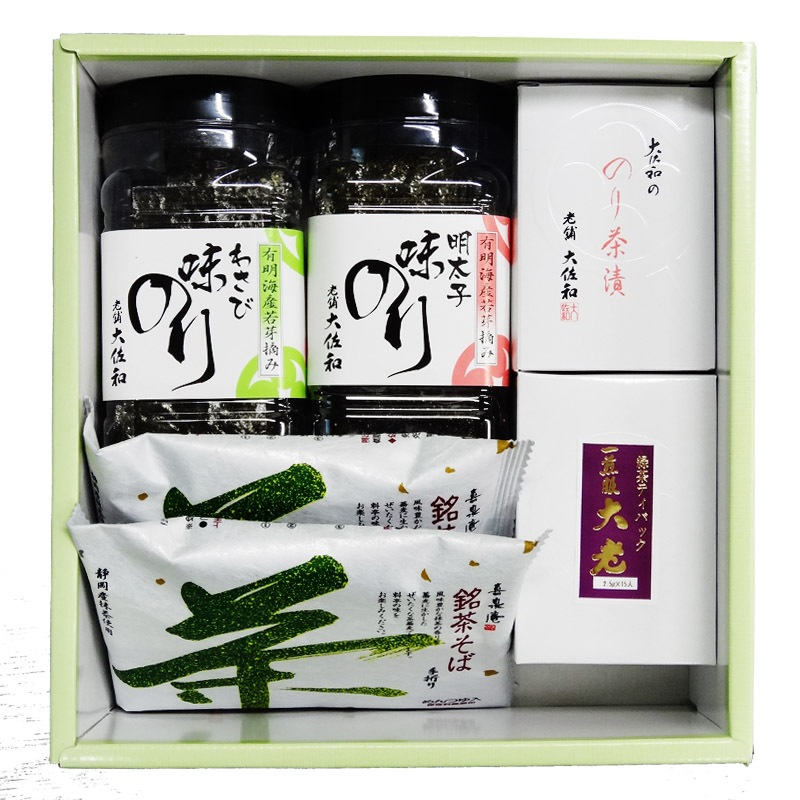 大人気の「大佐和ののり茶漬け」が入ったバラエティーセットA【Cross