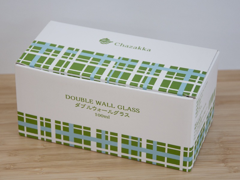 グラスウール 温も冷も使い分けない♪「ダブルウォールグラス 100ml×2個セット