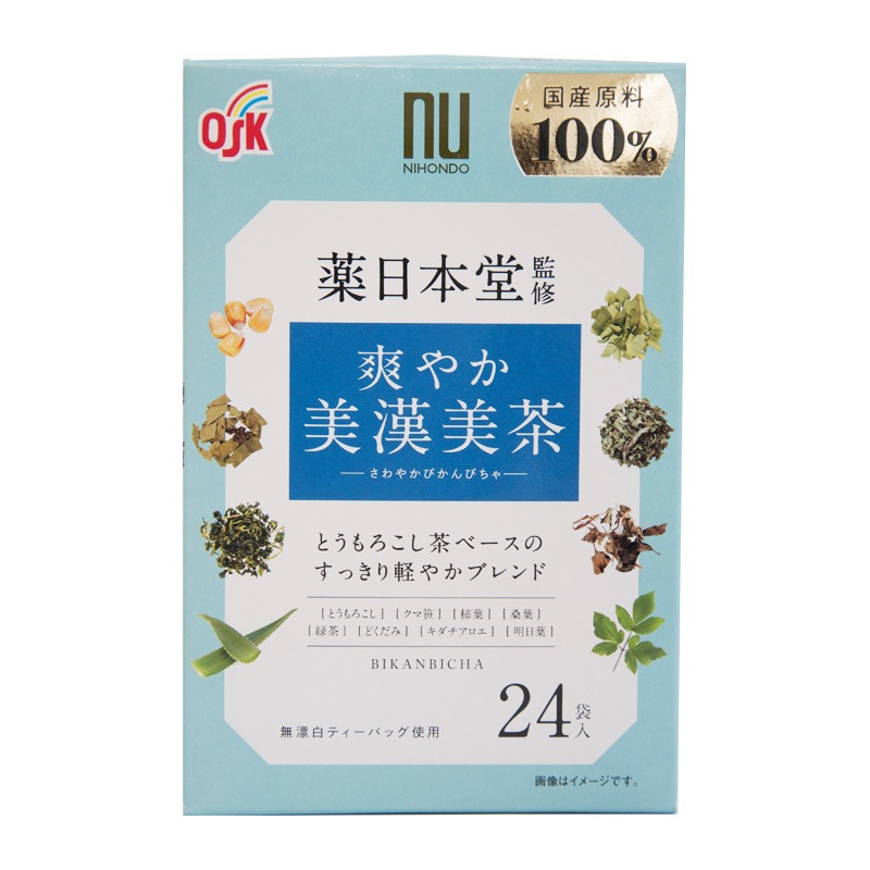 薬日本堂監修　爽やか美漢美茶　４．５g×24袋-老舗大佐和 webshop
