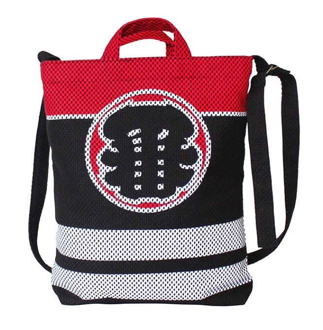 限定品 老舗染物屋「太田旗店」刺子織（さしこおり）×消防柄 トートバッグ<め組> 000000001429_ASfLr54.jpg