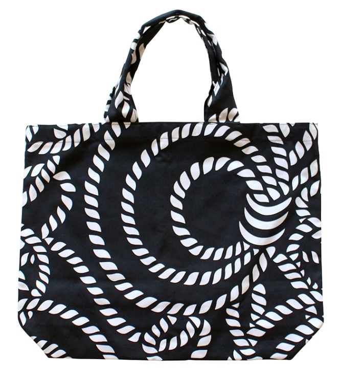 笑心太紋様トートバッグ No.7からみ綱