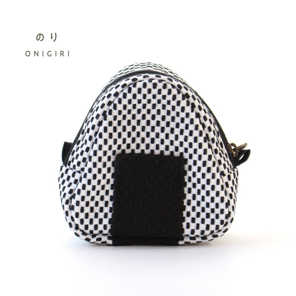 刺子織おにぎりポーチ のり