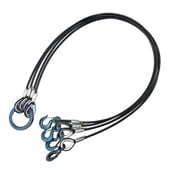 径9-11mm×1.5ｍ(3分)　4点吊　被覆　PVC　 関西工業  　使用荷重1.7ton　JIS規格　玉掛索  ワイヤースリング　フック　リング　クレーン作業　4P-9-11K-1.5