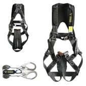 サンコー_タイタン_イージーハーネス_CROSS_TITAN_CRH-10C型_Mサイズ_REEL LOCK mini_2点セット_ワイヤーロープ_リング_フック_クレーン作業_スリング