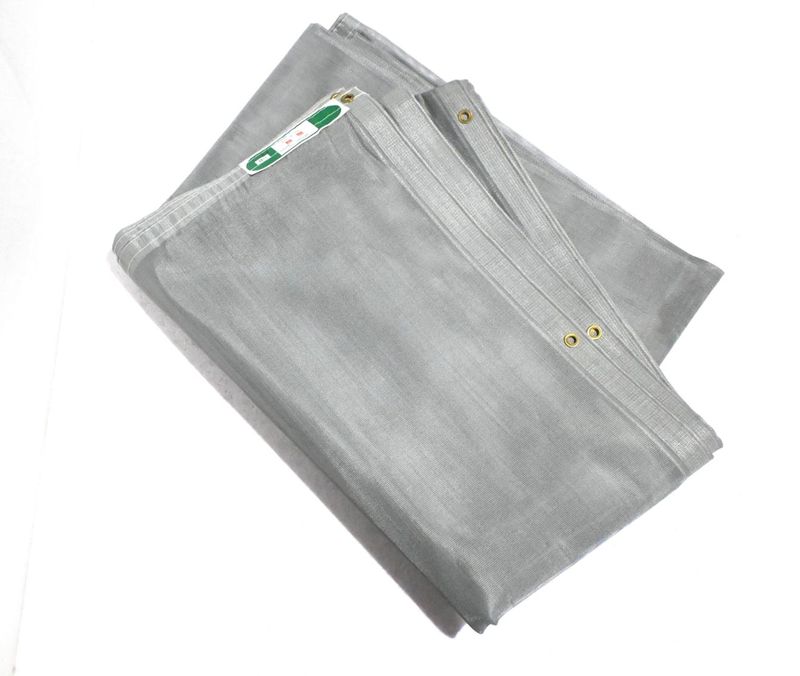 ソフトメッシュシート_グレー_防炎シート