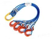 ４点吊ワイヤー 被覆 9mm-11mm×3ｍ キトー 大洋製器 使用荷重 1.7t 玉掛 クレーン フック リング 吊り金具 4点吊り 吊具 kt4p-3