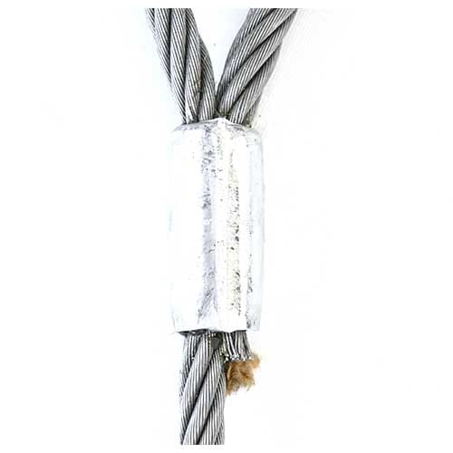 玉掛策 径20mm 長1.5m 2本セット 両アイ ロック加工 ワイヤー